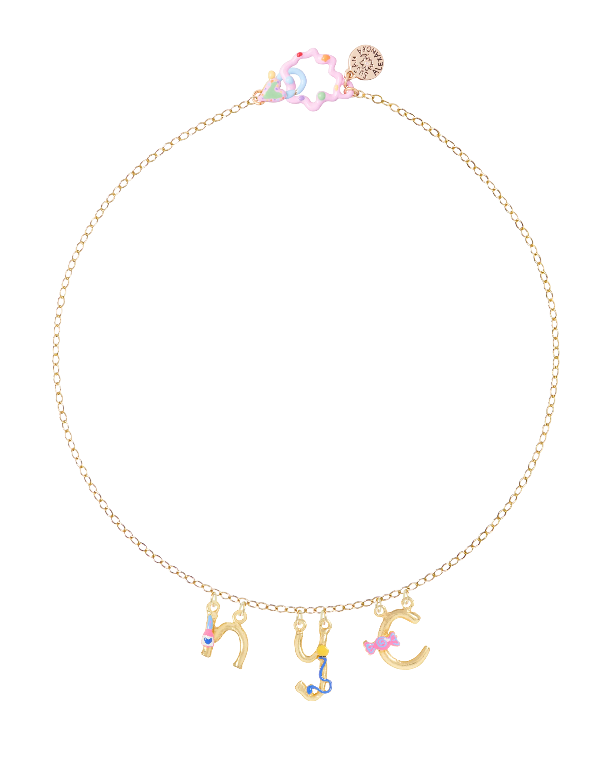 *Make Your Own* Bronze Spells + Numbers Necklace - Image 5