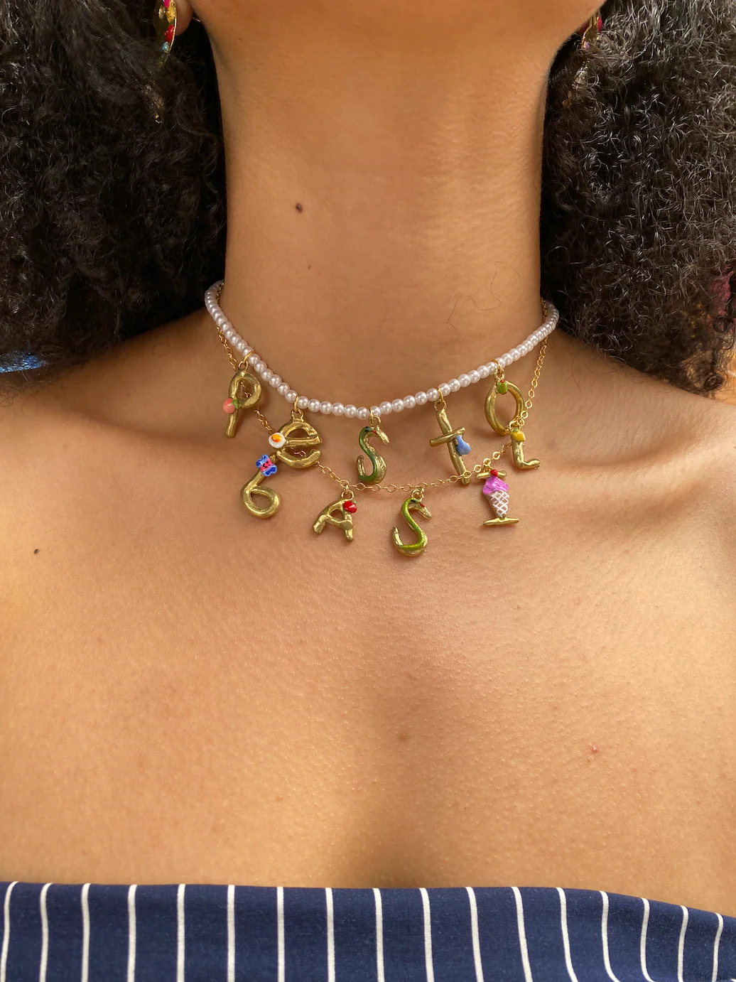 *Make Your Own* Pearly Spells + Numbers Necklace - Image 3