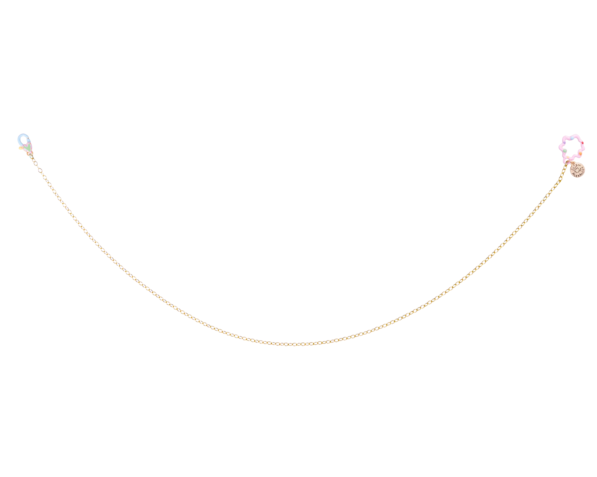 Bronze Tiny Joys Necklace on Bronze Chain