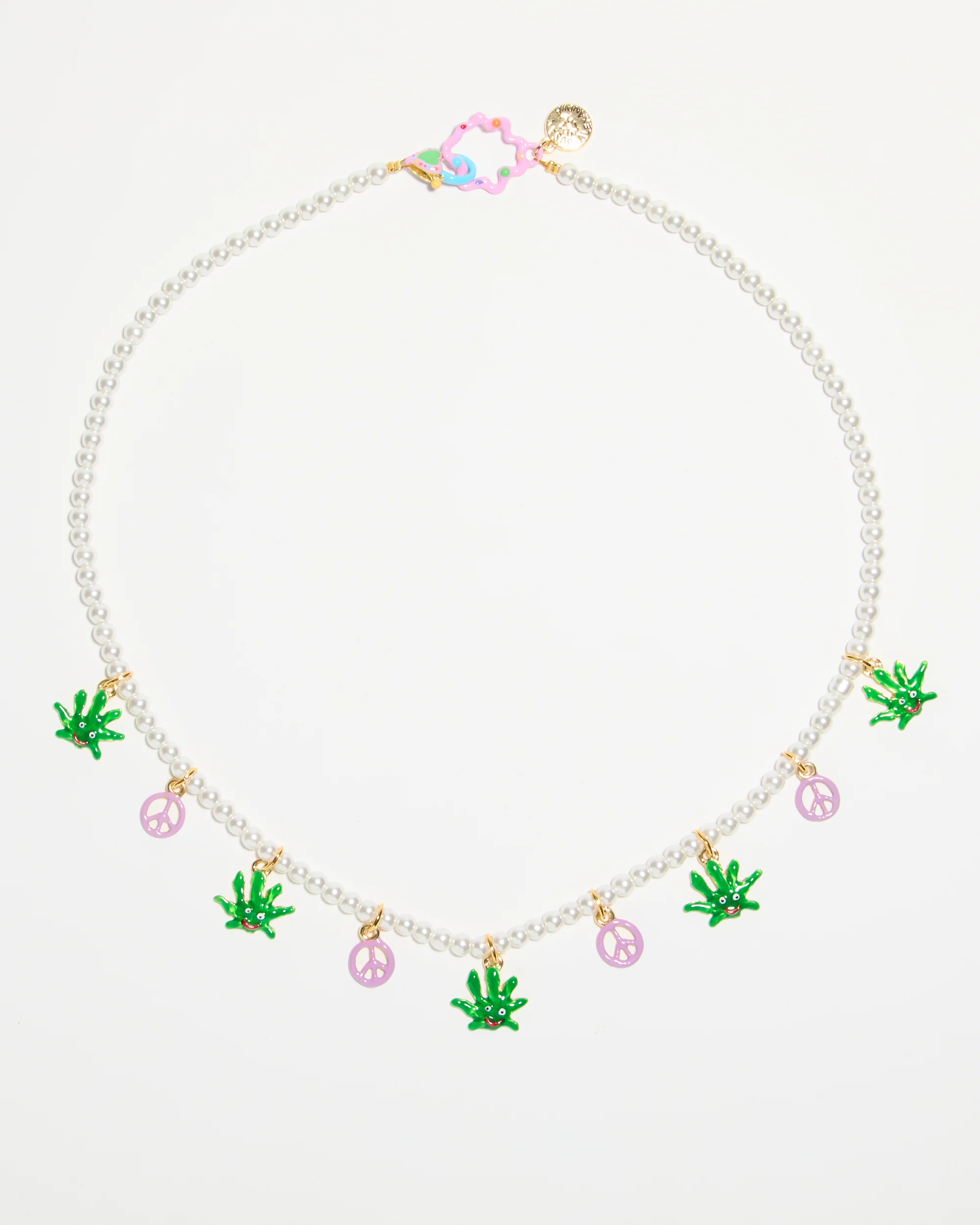 SAMPLE SALE Tiny Joys Necklace on Pearly Chain - Image 10