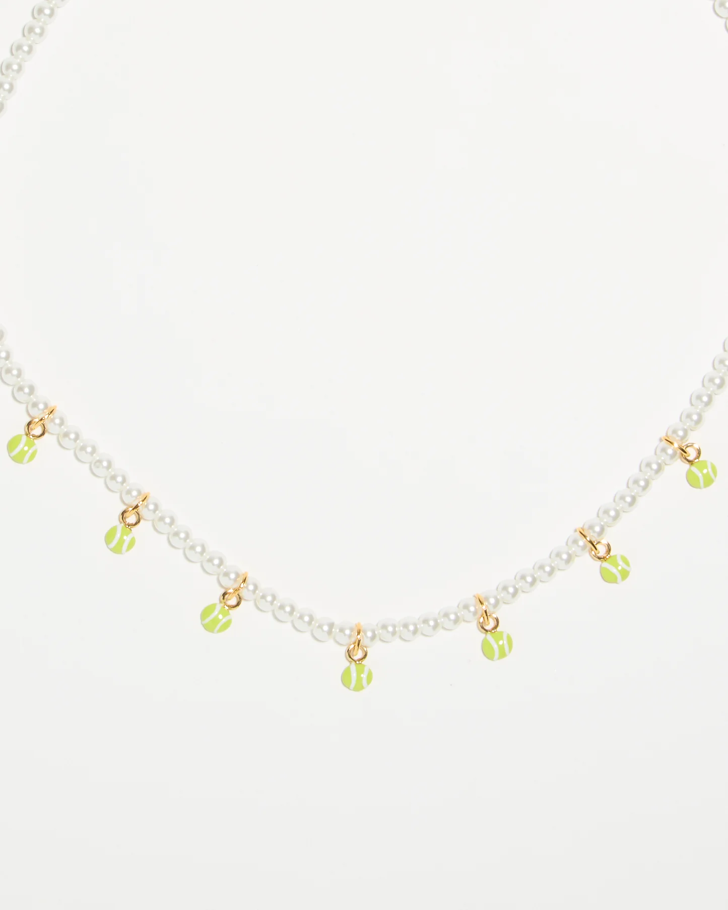 SAMPLE SALE Tiny Joys Necklace on Pearly Chain - Image 3