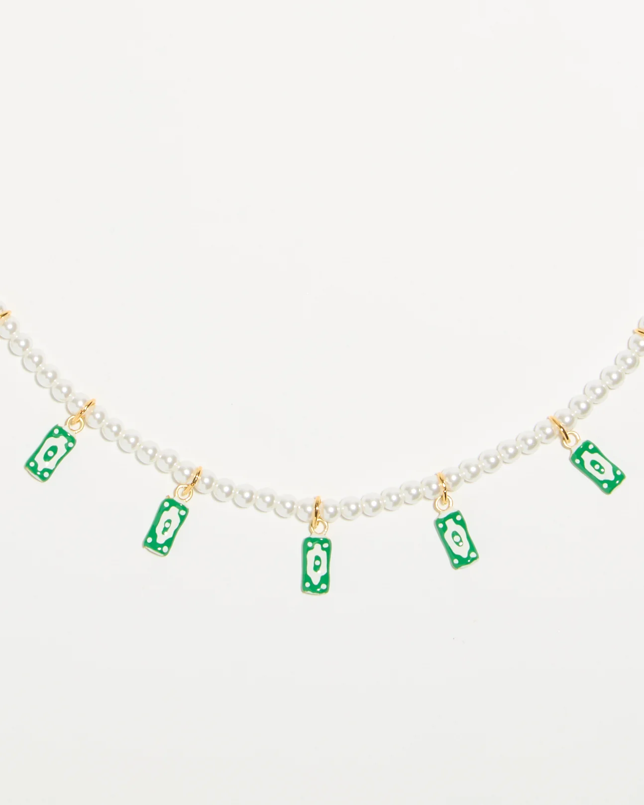 SAMPLE SALE Tiny Joys Necklace on Pearly Chain - Image 9