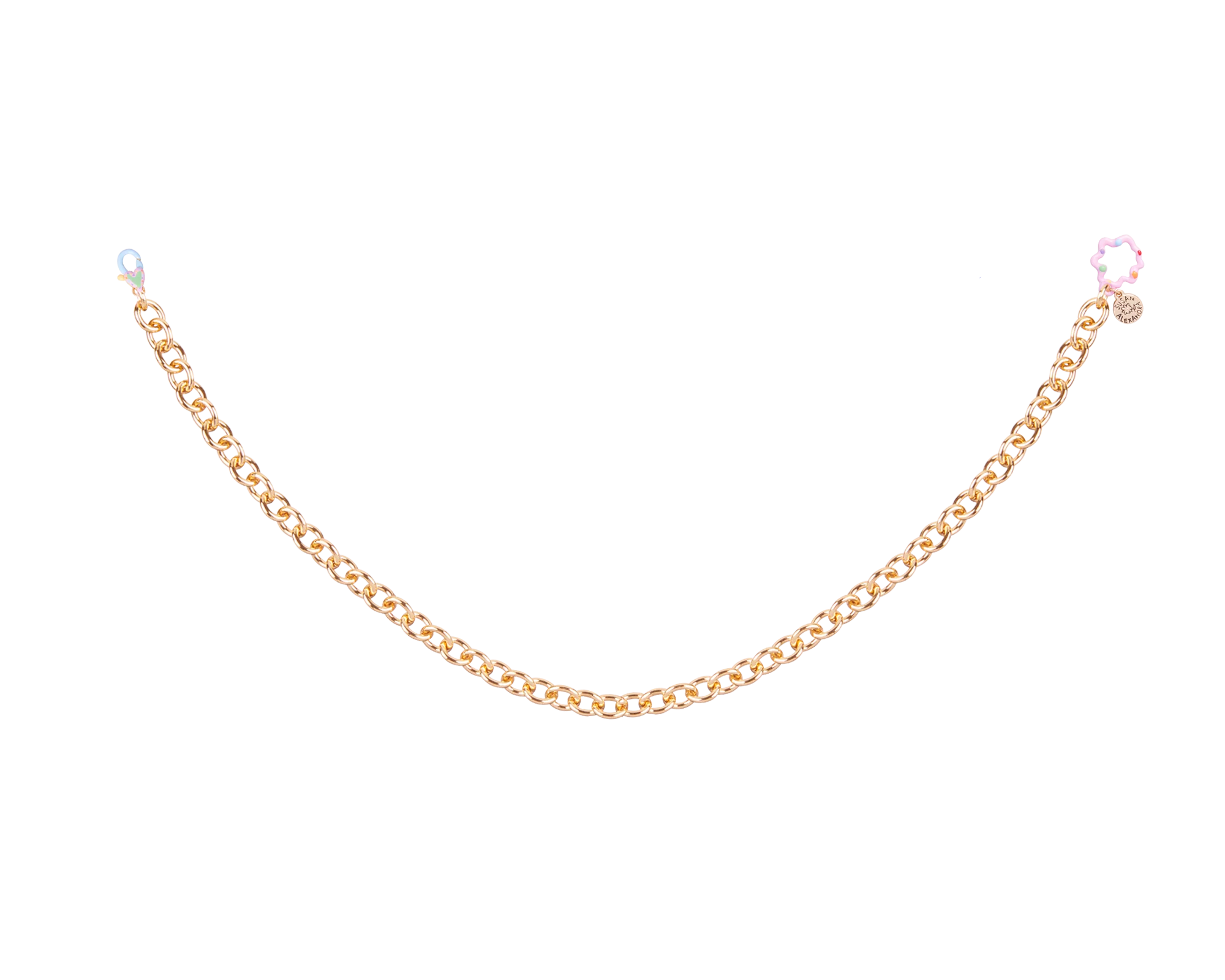 Spells + Numbers Necklace on Chunky Chain