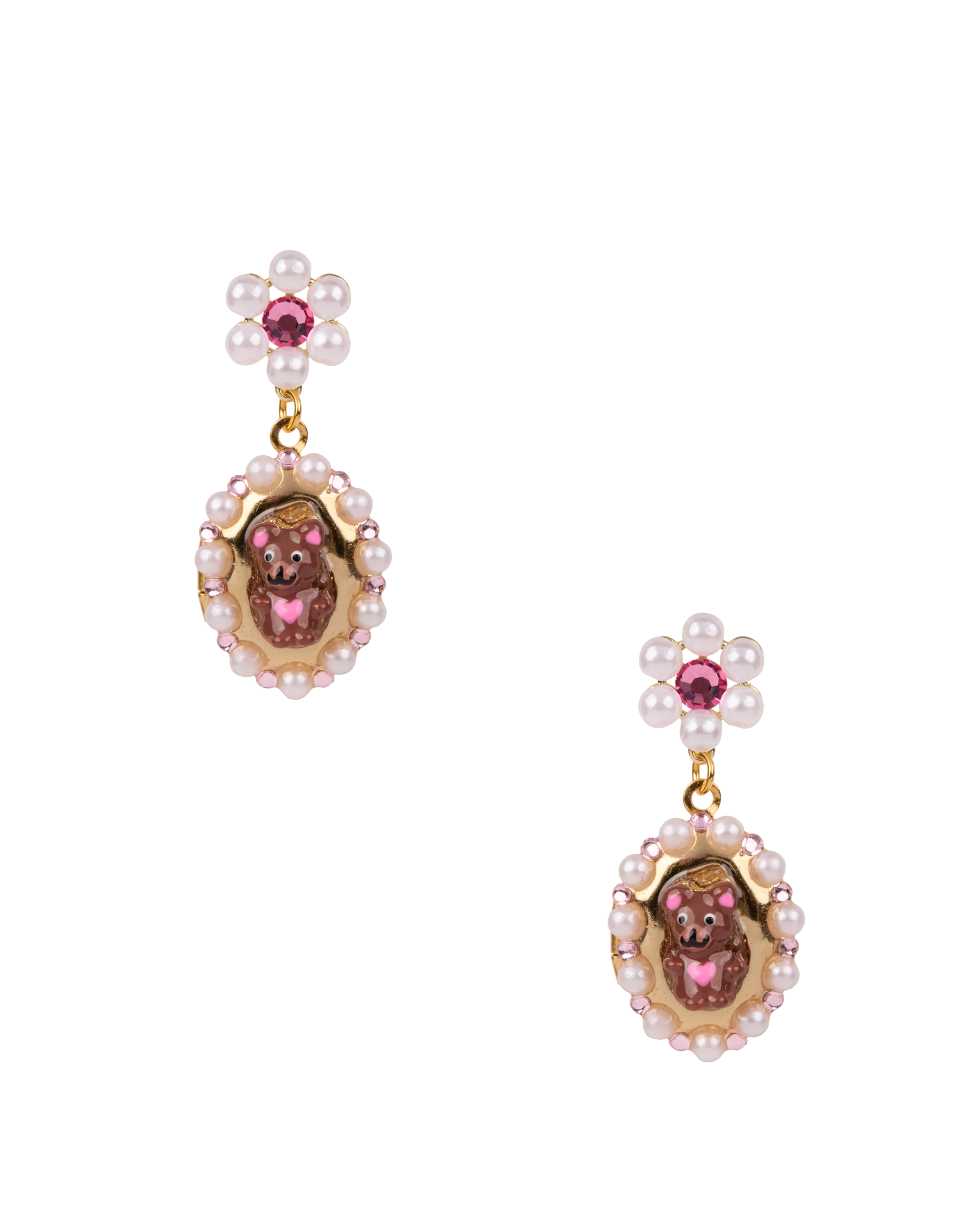 Teddy Locket Earrings - Image 4