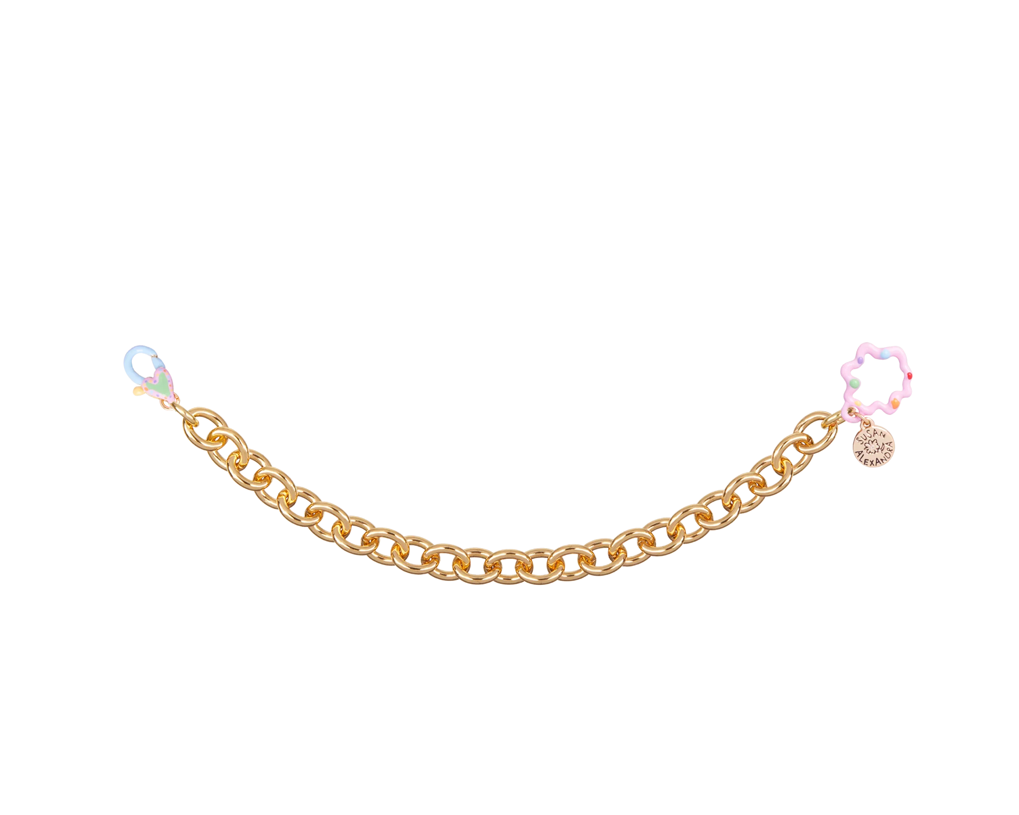 Bronze Tiny Joys Bracelet on Chunky Chain