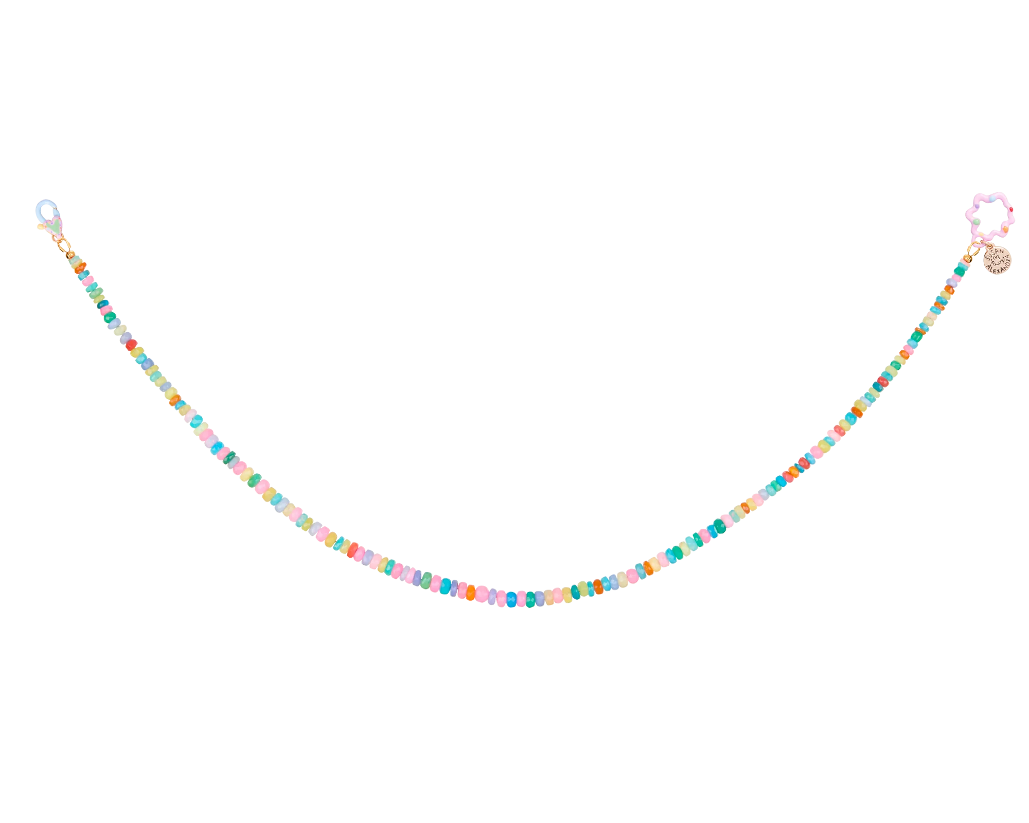 Zodiac Necklace on Chantilly Opal Chain