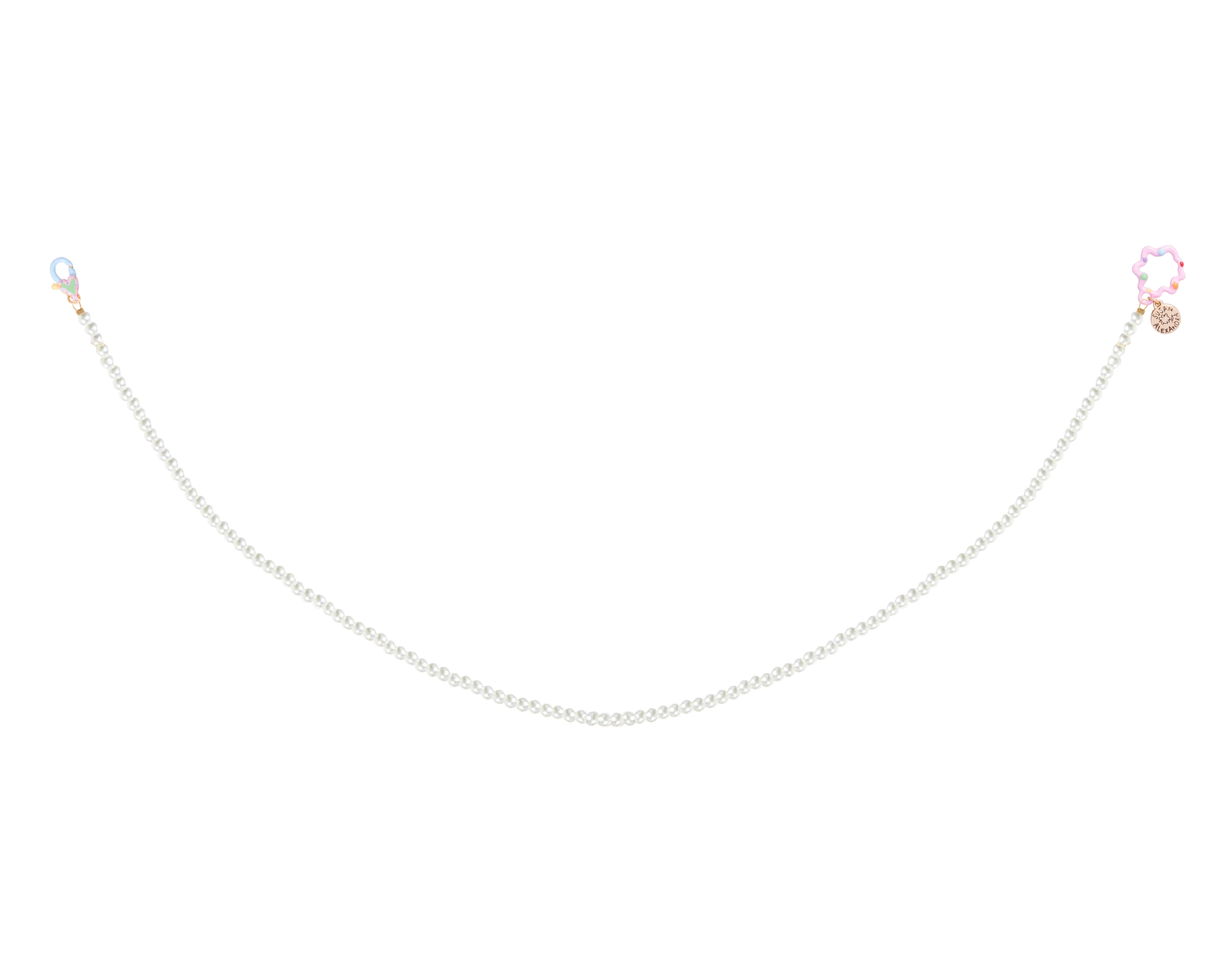 Zodiac Necklace on Pearly Chain